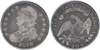 US Half Dollar 1819 Bust Silver Half Dollar Overton 107 F Uncertified #119 None -