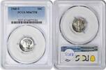 US Dime 1940-S Mercury Silver Dime MS67FB PCGS None -