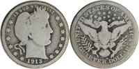 US Quarter 1913-D Barber Silver Quarter G Uncertified None -