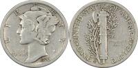 US Dime 1926-S Mercury Silver Dime VF Uncertified None -
