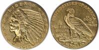US Two and a Half Dollar 1912 $2.50 Gold Indian AU Uncertified #243 None -