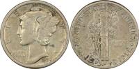 US Dime 1928-S Mercury Silver Dime EF Uncertified None -