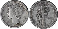US Dime 1929 Mercury Silver Dime EF Uncertified None -
