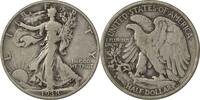 US Half Dollar 1938-D Walking Liberty Silver Half Dollar F Uncertified None -