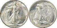 US Half Dollar 1941-D Walking Liberty Silver Half Dollar AU58 Uncertified None -