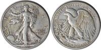 US Half Dollar 1943 Walking Liberty Silver Half Dollar EF Uncertified None -