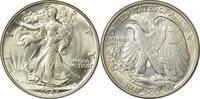 US Half Dollar 1944 Walking Liberty Silver Half Dollar MS63 Uncertified None -