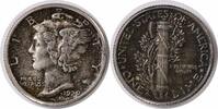US Dime 1929 Mercury Silver Dime AU58 Uncertified None -