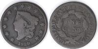 US Cent 1829 Large Cent Medium Letter N-3 G Uncertified None -