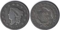 US Cent 1829 Large Cent Medium Letter N-5 G Uncertified None -