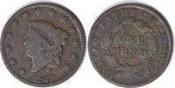 US Cent 1829 Large Cent Medium Letter N-5 VG Uncertified #332 None -