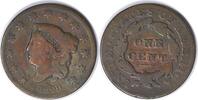 US Cent 1829 Large Cent Medium Letter N-5 VG Uncertified #333 None -