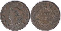 US Cent 1829 Large Cent Medium Letter N-5 VG Uncertified #335 None -