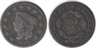 US Cent 1829 Large Cent Medium Letter N-5 VG Uncertified #338 None -