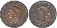 US Cent 1829 Large Cent Medium Letter N-5 VG Uncertified #342 None -