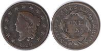 US Cent 1829 Large Cent Medium Letter N-5 VG Uncertified #345 None -