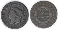 US Cent 1829 Large Cent Medium Letter N-3 VG Uncertified #340 None -