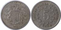 US Nickel 1868 Shield Nickel AU Uncertified #1247 None -