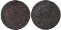 US Cent 1824 Large Cent VG Uncertified #1243 None -