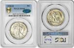 US Half Dollar 1938-D Walking Liberty Silver Half Dollar MS66 PCGS (CAC) CAC -