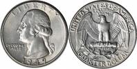 US Quarter 1949 Washington Silver Quarter MS63 Uncertified None -
