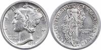 US Dime 1923 Mercury Silver Dime AU58 Uncertified None -