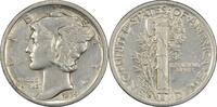 US Dime 1935-D Mercury Silver Dime AU Uncertified None -