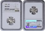 US Dime 1935 Mercury Silver Dime MS67FB NGC None -