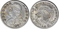 US Half Dollar 1827 Bust Half Dollar Square Base 2 AU Uncertified #1054 None -