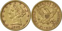 US Five Dollar 1897 $5 Gold Liberty Head EF Uncertified #239 None -