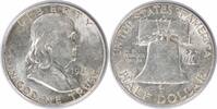 US Half Dollar 1949-S Franklin Silver Half Dollar AU Uncertified #606 None -