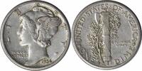 US Dime 1936-D Mercury Silver Dime EF Uncertified None -