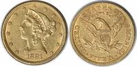 US Five Dollar 1881 $5 Gold Liberty Head AU58 Uncertified #148 None -