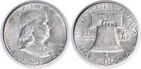 US Half Dollar 1949-S Franklin Silver Half Dollar AU Uncertified #754 None -