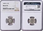 US Dime 1899-S Barber Silver Dime MS65PL NGC None -