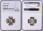 US Dime 1918-S Mercury Silver Dime MS65FB NGC None -