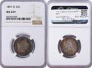 US Quarter 1897-O Barber Silver Quarter MS67+ NGC None -