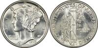 US Dime 1939 Mercury Silver Dime MS64 Uncertified None -