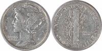 US Dime 1935-D Mercury Silver Dime EF Uncertified None -