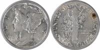 US Dime 1937-D Mercury Silver Dime EF Uncertified None -