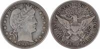 US Quarter 1914 Barber Silver Quarter Choice EF Uncertified None -