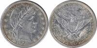 US Quarter 1908-D Barber Silver Quarter AU Uncertified #144 None -