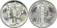 US Dime 1940 Mercury Silver Dime MS64 Uncertified None -