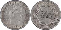 US Dime 1906 Barber Silver Dime AU Uncertified None -
