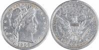 US Quarter 1900-S Barber Silver Quarter AU58 Uncertified #704 None -