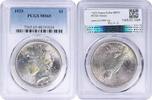 US Dollar 1925 Peace Silver Dollar MS65 Toned PCGS None -