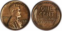 US Cent 1941 Lincoln Cent PR64 Uncertified #1234 None -