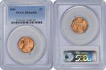 US Cent 1944 Lincoln Cent MS66RD PCGS None -