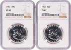 US Half Dollar 1961 Franklin Silver Half Dollar PR67 NGC None -