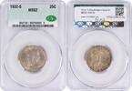 US Quarter 1932-S Washington Silver Quarter MS62 CACG None -